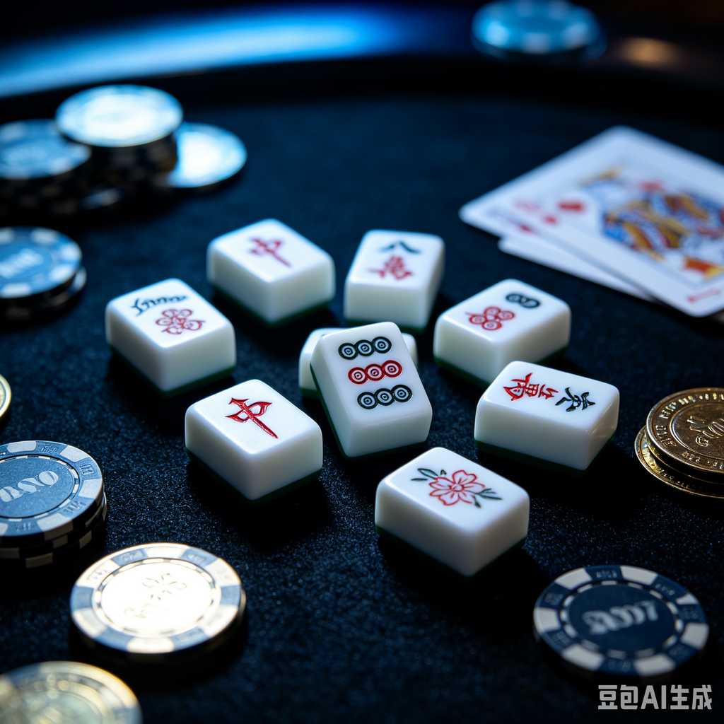 pastel color mahjong tiles